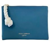 Light Blue Trousse Zip Pouch Clutch Purse