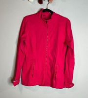 Kirkland Signature hot pink zip up athletic jacket