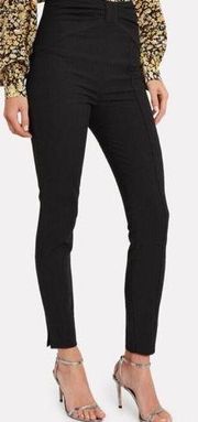 Veronica Beard Ferdinand Bow Accented Skinny Pants Trousers Black Women’s Size 0