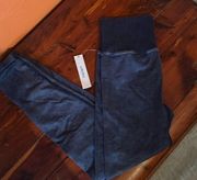 Seamless High Waisted Ribbed Yoga Leggings Size M-L