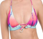 Tie-Dye Bikini Top Swimsuit Swimwear Beach Y2k Banded