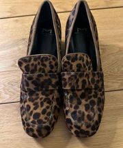 Marc Fisher cheetah print loafers 7