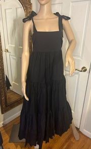 NWT Jason Wu black with embroidery maxi dress size small