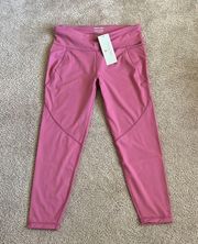 NWT Sweaty Betty Power 7/8 Workout Leggings in Adventure Pink size large