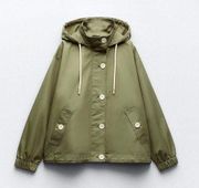 New Zara hooded jacket