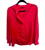 Gianna Bini Women’s XSmall Pink Long Sleeve Blouse