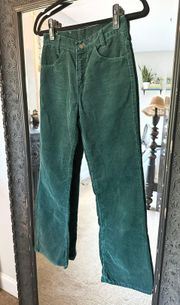 Vintage Corduroy Green