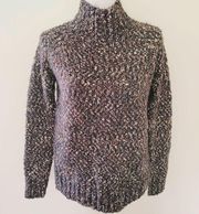 Kensie marled mockneck sweater size small