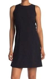 Z by Zella Ruched Side Athletic Sleeveless Dress Black Women’s Size Large