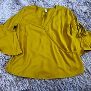 Mustard color top