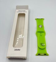 Macy's Women's Silicone Solid Color Apple Watch Strap in Green NWT MSRP $20