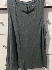 Gray workout casual tank top