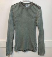 Armani Exchange Men’s Gray Crewneck Sweater