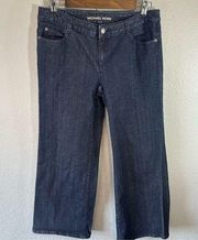 Michael Kors | Dark Wash Wide Leg Denim Jeans size‎ 8