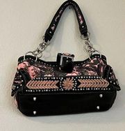 Montana WEST Concealed Carry Studded Tote  Handbag Purse   Leather western