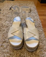 White Platform Sandals