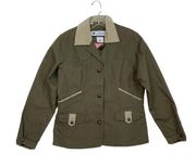 Columbia Sportswear Co Jacket Coat Womens S Olive Green River Resort Blazer