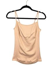 Nautica Intimates Women's Tan Stretch Spaghetti Strap Camisole Tank Top Size XL