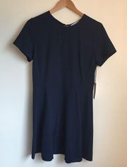 5/$15 NEW WAYF sheath midi dress navy wear to work