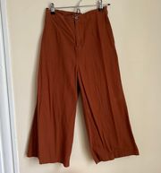 Wide Leg Cropped Pants