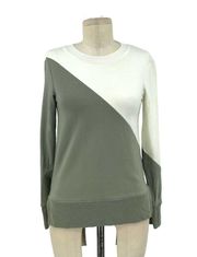 Summersalt The Softest French Terry Pullover Agave & White Sand Size XS