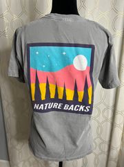 Nature Backs Graphic Short Sleeve Tee Shirt