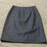 WOMENS CHADWICKS GREY PENCIL SKIRT