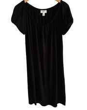Ann Taylor Loft Black Sheath Dress M