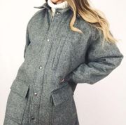 Vintage L.L. Bean Longline Wool-Blend Coat | Size M