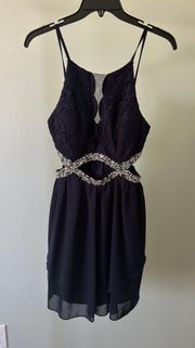 Navy Blue Semi / Homecoming Dress