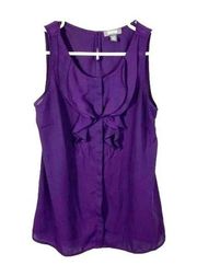 Kenneth Cole Reaction Purple Tank Top Size Small/P