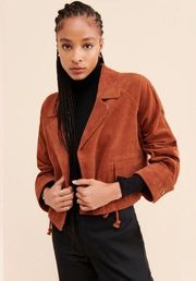 J.O.A Corduroy Cropped Utility Jacket