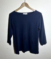 APIECE APART NY Navy Blue 100% Cotton‎ Top Size Medium