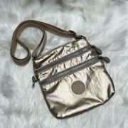 KIPLING Metallic Gold Small Crossbody B92