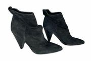 Treasure & Bond scope bootie black suade 6 NEW