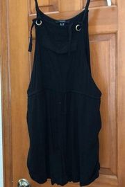 Forever 21 Black Overall Romper