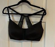 Worn once cacique 38dd black razor back bra lightly lined full coverage no wire