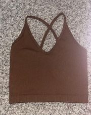 Brown Sweater Tank 