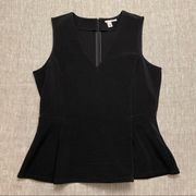 Halogen V-Neck Peplum Top