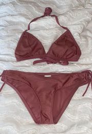 mauve pink bikini