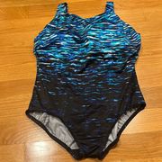 Great Lengths womens one piece swimsuit size 14.