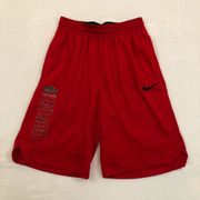 Nike  Dri-Fit UNLV Lady Rebels Red Basketball Activewear Athletic Shorts Womens S