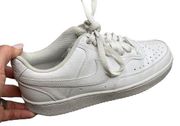 Nike 917- Court Vision Low Triple White CD5434-100 Sneakers Shoes