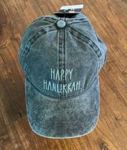 Rae Dunn Happy Hanukkah Baseball Hat 🧢 New One Size