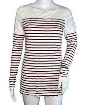 The Limited Shirt Womens Small Red White Blue Stripe Perfect Tee Basic Casual