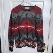 Denim & Supply by Ralph Lauren Southwest Aztec Lightweight Sweater Sz L