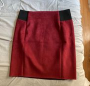 Red Pencil Skirt