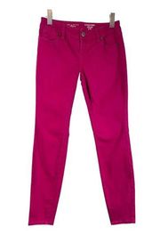 The Limited Jegging Jean 678 Skinny Ankle Mid Rise Hot Pink Women’s Size 4