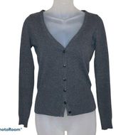 Rue21 Gray Long Sleeve V-Neck Cardigan Size Medium