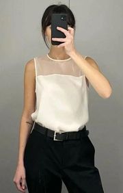 Samsoe Samsoe Tate Top in Clear Cream Size XS